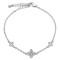 925 Sterling Silver CZ Clover Bracelet