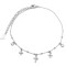 925 Sterling Silver CZ Cross Charm Bracelet