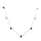 925 Sterling Silver Multi CZ Station Necklace