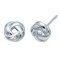 925 Sterling Silver Love Knot Stud Earrings
