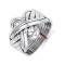 925 Silver 8 piece Puzzle ring