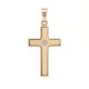 9ct Yellow Gold Cubic Zirconia Set Cross Pendant