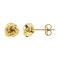 9ct Yellow Gold Knot Stud Earrings