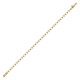 18ct Yellow Gold 1.00ct Rub-over Natural Diamond Line Bracelet