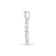 18ct White Gold Natural Diamond Pendant