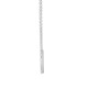 18ct White 0.18ct Natural Diamond Circle Pendant - 18" Chain included