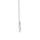 18ct White 0.11ct Natural Diamond Pendant - 18" Chain included