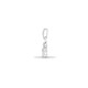 18ct White 0.22ct Natural Diamond Pendant