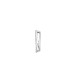 18ct White 0.55ct Natural Diamond Cluster Pear Shape Slider Pendant