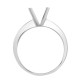 18ct White 0.35ct Natural Diamond Semi Set Ring - Holds 1.00ct