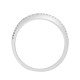 18ct White 2.21ct Round & Baguette Natural Diamond Ring