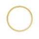 18ct Gold Yellow Natural Diamond Rubover set Wedding Ring