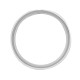 18ct Gold White Natural Diamond Rubover set Wedding Ring