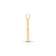 18ct Yellow Gold Natural Diamond Cross