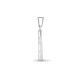 18ct White Gold Natural Diamond Cross