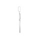 18ct White 0.03ct Natural Diamond Star Set Cross