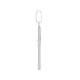 18ct White 0.03ct Natural Diamond Invisible Set Cross