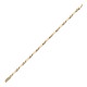 9ct Yellow Gold Channel Set Bracelet