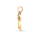 9ct Yellow Gold Natural Diamond Heart Pendant