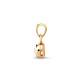 9ct Yellow 25pts Rub over Pendant