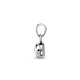 9ct White 10pts Rub over Pendant