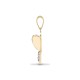 9ct White Gold Natural Diamond Dart Pendant