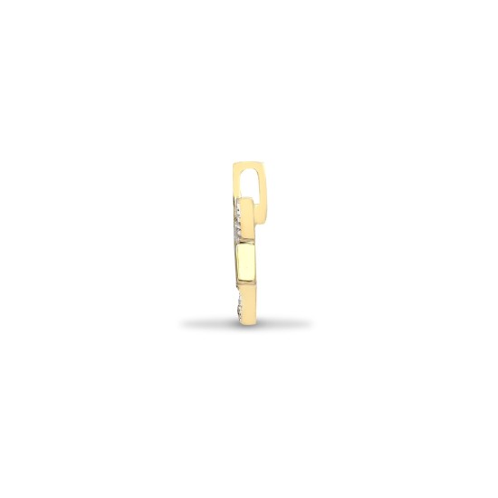 9ct Yellow Gold Natural Diamond Star Of David Pendant