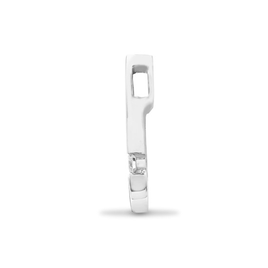 9ct White 0.03ct Natural Diamond Pendant