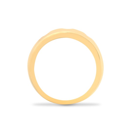 9ct Yellow Gold Natural Diamond 3 Stone Trilogy Ring