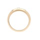 9ct Yellow Gold Natural Diamond 3 Stone Trilogy Ring