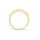 9ct Yellow Gold Natural Diamond Half Eternity Ring