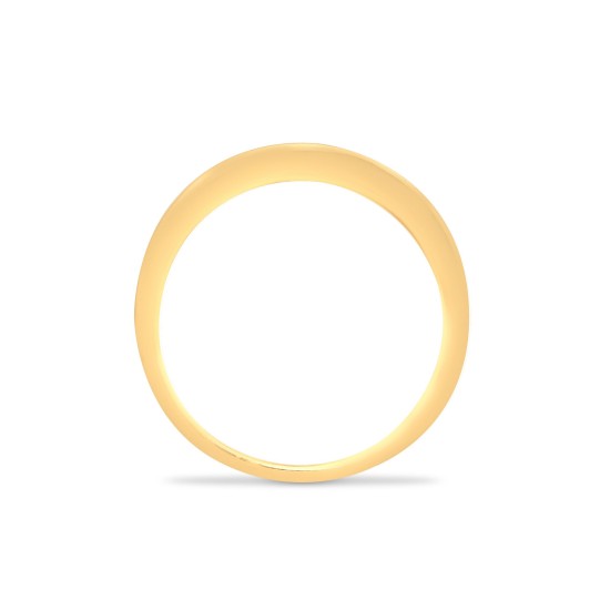 9ct Yellow Gold Natural Diamond 14pts & Ruby 26pts Channel Set Half Eternity Ring