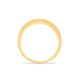 9ct Yellow Gold Natural Diamond 14pts & Ruby 26pts Channel Set Half Eternity Ring