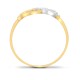 9ct Yellow Gold Natural Diamond Heart Ring