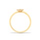 9ct Yellow 7pts Natural Diamond Heart Ring
