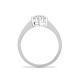 9ct White 33pts 6 x 1 Cluster Ring