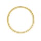 9ct Gold Yellow Natural Diamond Rubover set Wedding Ring