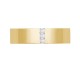 9ct Gold Yellow Natural Diamond Rubover set Wedding Ring