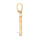 9ct Yellow Gold Natural Diamond Cross