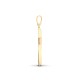 9ct Yellow Gold Natural Diamond Cross