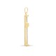 9ct Yellow Gold Natural Diamond Cross