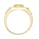 9ct Yellow Gold Child's CZ Set Watch Strap & Bezel Ring