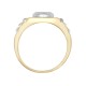 9ct 2 Colour Gold Child's CZ Set Watch Strap & Bezel Ring