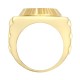 9ct Yellow Gold CZ Set Watch Strap & Bezel Ring