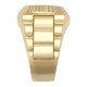 9ct Yellow Gold CZ Set Watch Strap & Bezel Ring
