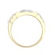 9ct Yellow & White Gold CZ Set Watch Strap & Bezel Ring