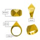 9ct Yellow Gold Child's Pyramid Ring
