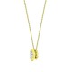 18ct Yellow 1.00ct Threaded Rub over set Natural Diamond Pendant