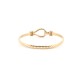 9ct Yellow CZ set child hook bangle
