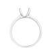 18ct White Gold 0.18ct Natural Diamond Channel-set Wed-fit Ring Mount- Holds 1.00ct